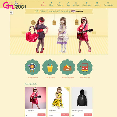 Kids Zone - Children WordPress Theme