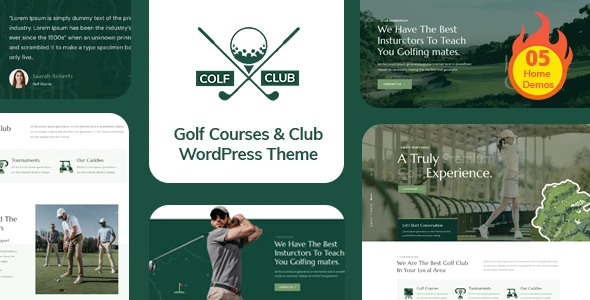 Colf – Golf Course and Club WordPress Theme