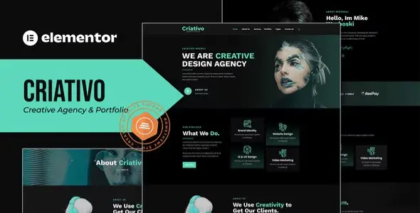 Criativo – Creative Agency & Portfolio Elementor Template Kit
