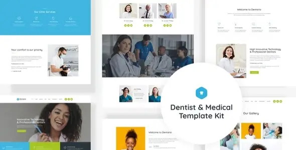 Dentario – Dentist & Medical Elementor Template Kit