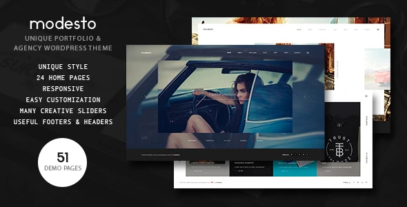 Modesto – Photography Portfolio WordPress Theme