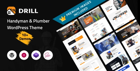 Drill – Handyman & Plumber Services WordPress Theme