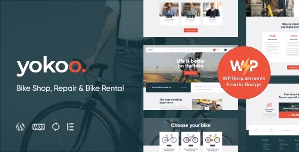 Yokoo – Bike Shop & Rental WordPress Theme