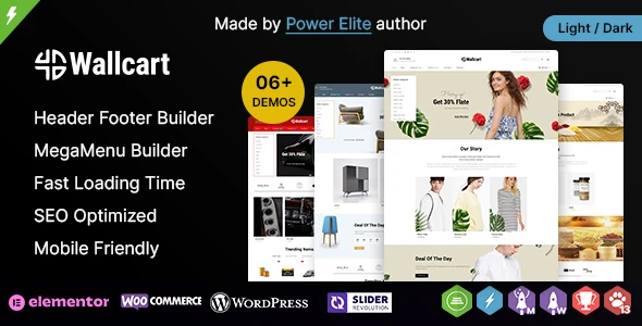 Wallcart WP – Multipurpose Elementor WooCommerce Theme