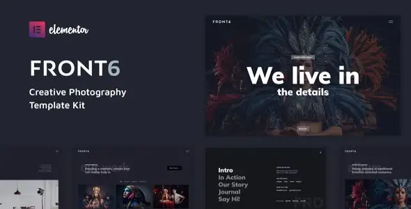 FrontSix – Creative Photography Template Kit