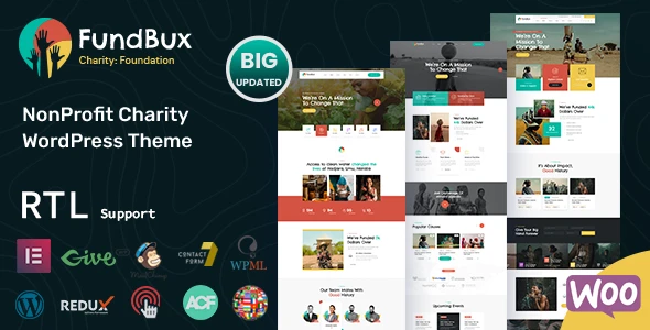 Fundbux – Charity & Fundraise WordPress Theme