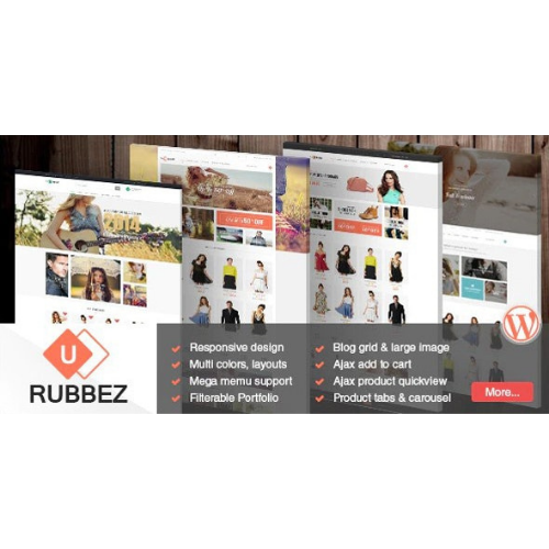 Rubbez- WooCommerce & Corporate WordPress Theme