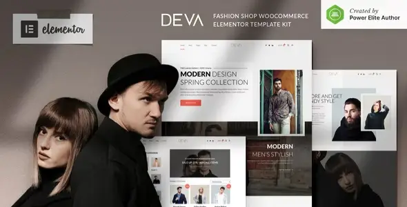 DEVA – Fashion Store WooCommerce Elementor Template Kit