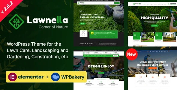 Lawnella – Gardening & Landscaping WordPress Theme