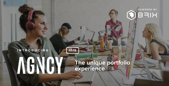 Agncy – Creative & Modern Portfolio WordPress Theme