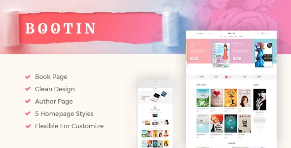 Bootin – Book Store WooCommerce WordPress Theme