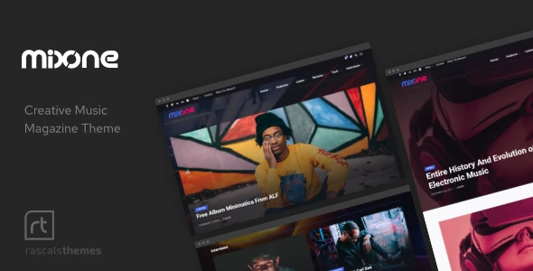 Mixone – WordPress Music Magazine with Ajax and Continuous Playback