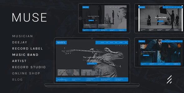 Muse — Music WordPress Theme