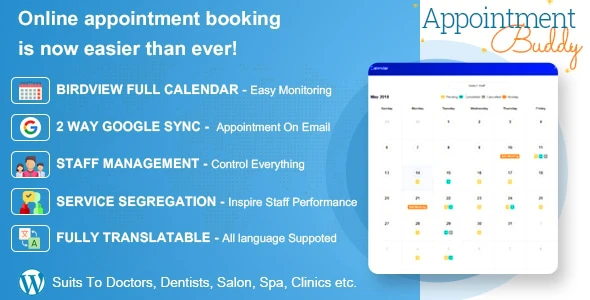 Appointment Buddy – Online Appointment Booking WP Plugin