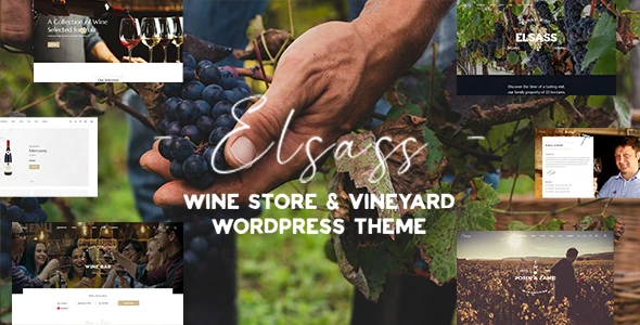 Elsass – Wine Shop and Vineyard WordPress Theme