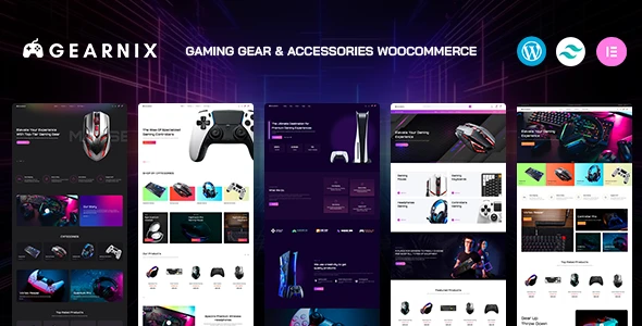 Gearnix – Gaming Gear & Accessories Tailwind CSS WooCommerce Theme