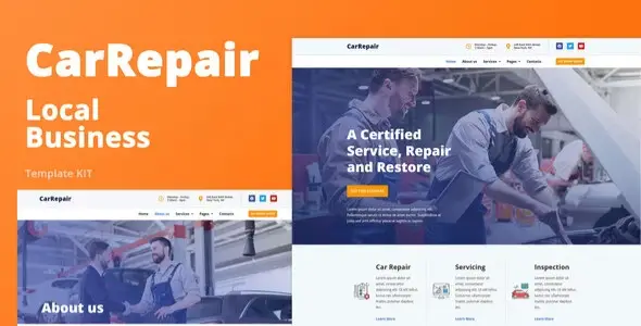 CarRepair – Local Business Template Kit