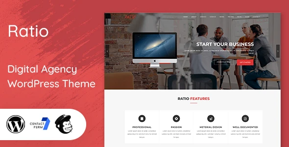 Ratio – Material Design WordPress Theme