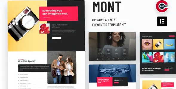 Mont – Agency Elementor Template kit