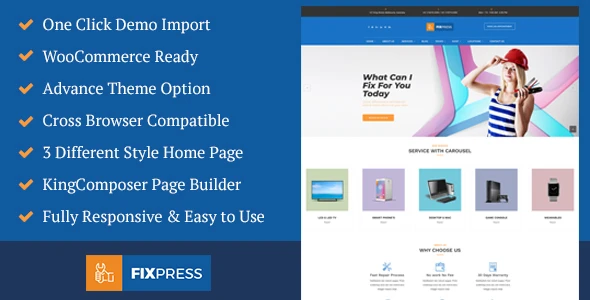 FixPress – Mobile Phone and Computer Repair WordPress Theme
