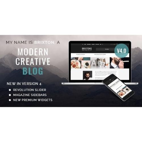 Brixton - A Responsive WordPress Blog Theme