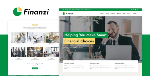 Finanzi – Finance & Business Elementor Template Kit