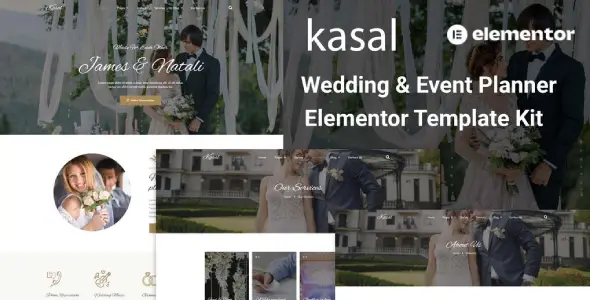 Kasal – Wedding & Event Planner Elementor Template Kit