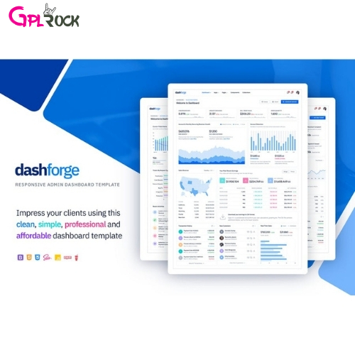 Dashforge – Responsive Admin Dashboard Template