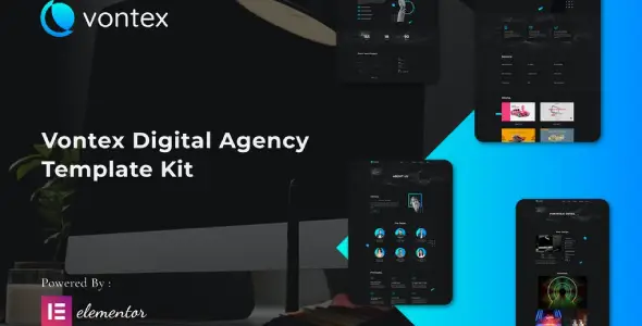 Vontex – Digital Agency Elementor Template Kit