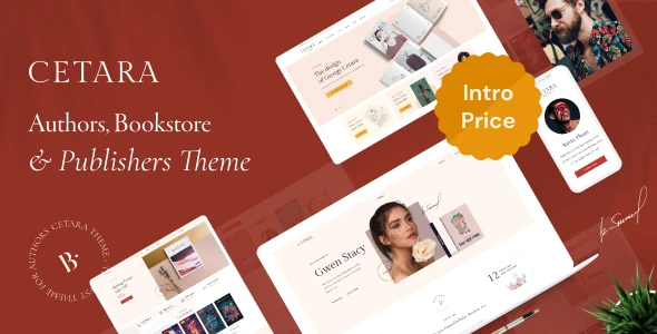 Cetara – Beautiful WordPress Theme for Authors
