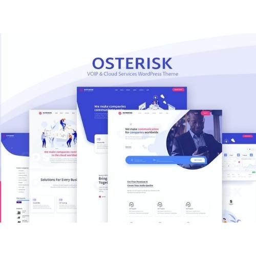 Osterisk: VOIP & Cloud Services WordPress Theme