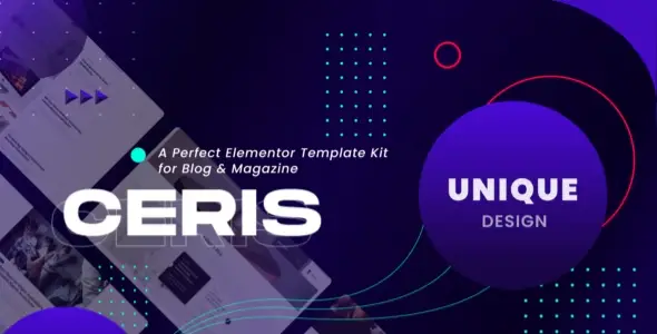 Ceris – Blog & Magazine Elementor Template Kit