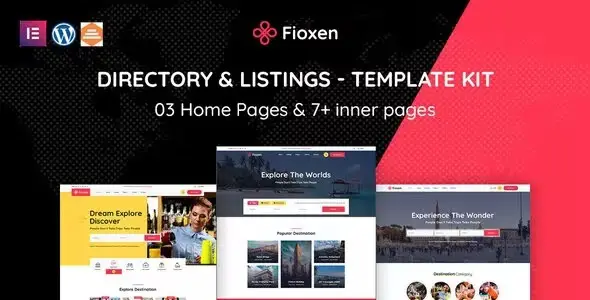 Fioxen – Travel Directory & Listings Elementor Template Kit