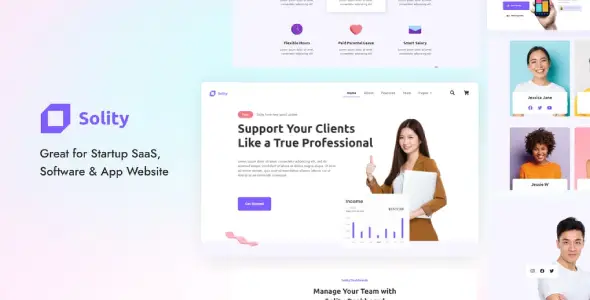 Solity – SaaS & Startup Elementor Template Kit