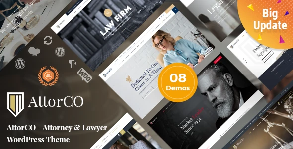 AttorCO – Attorney & Lawyers WordPress Theme